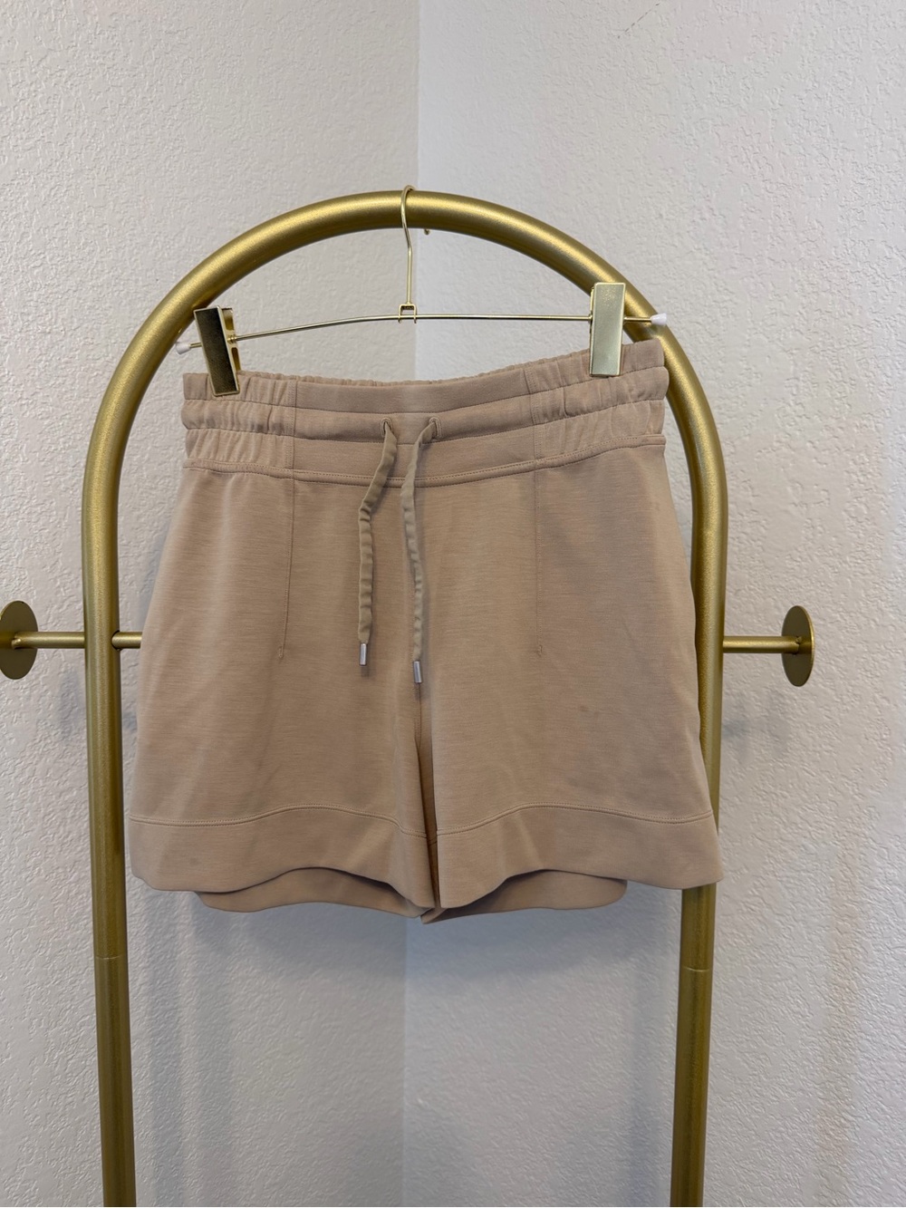 lululemon athletica Drawstring Active Shorts - Tan